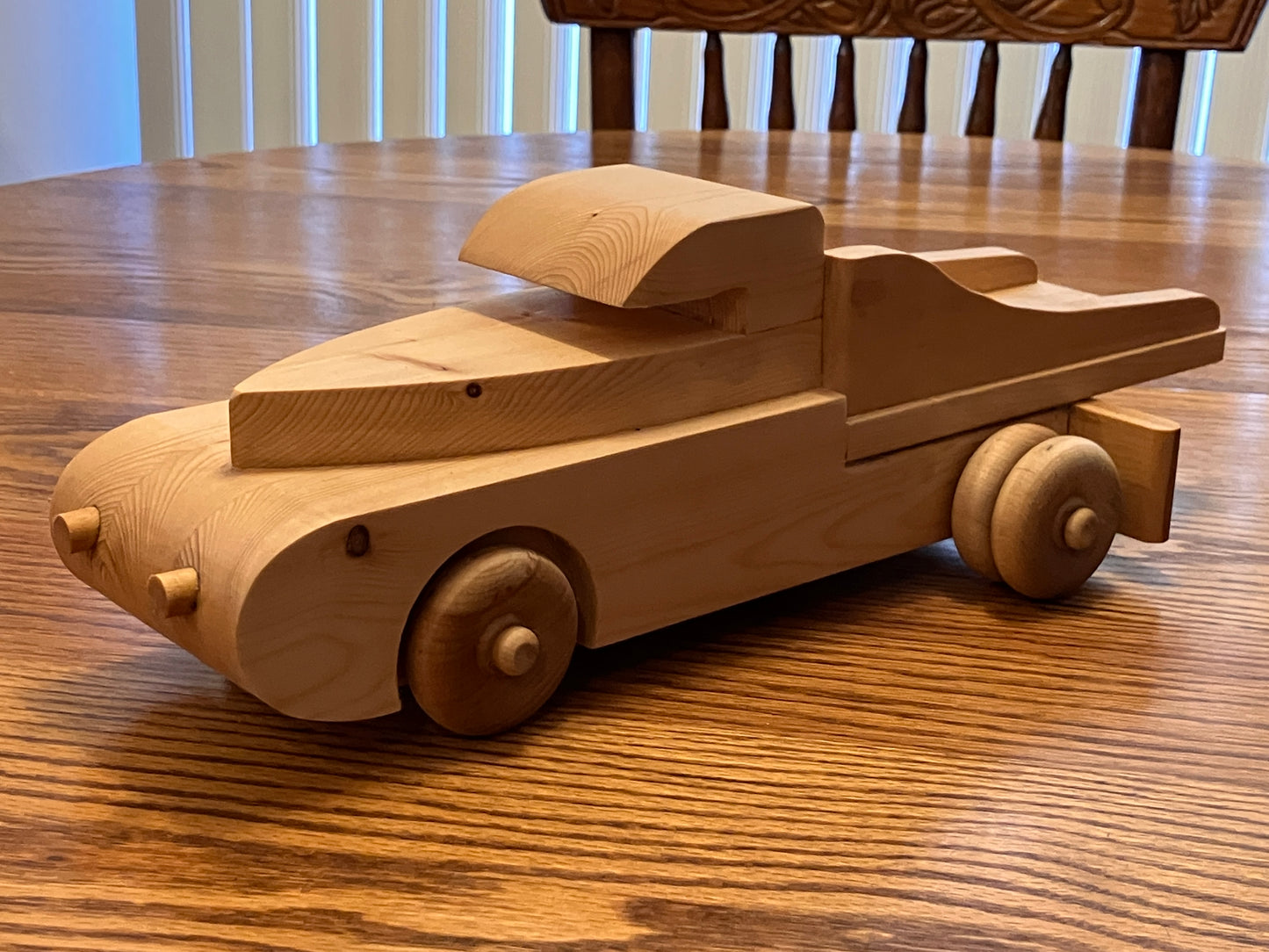 Toy Truck Wooden Rat Rod Pickup