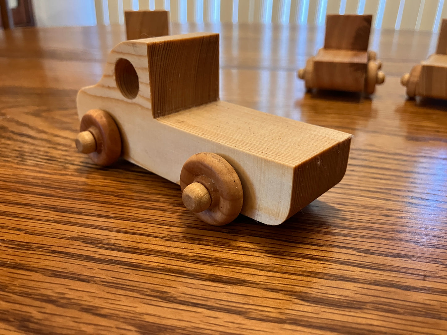 Handcrafted Wooden Mini Pickup Truck