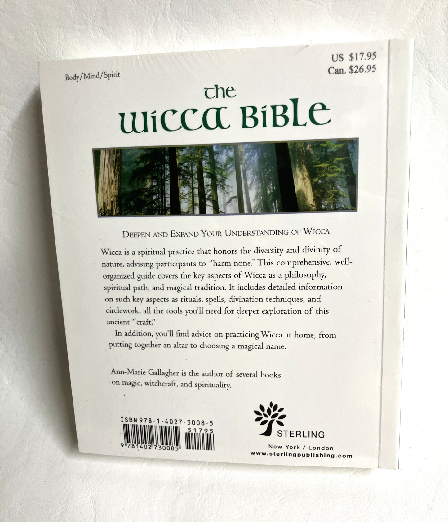 Wicca Bible you will find advice on practicing Wicca at home, from putting together an altar to choosing a magical name.