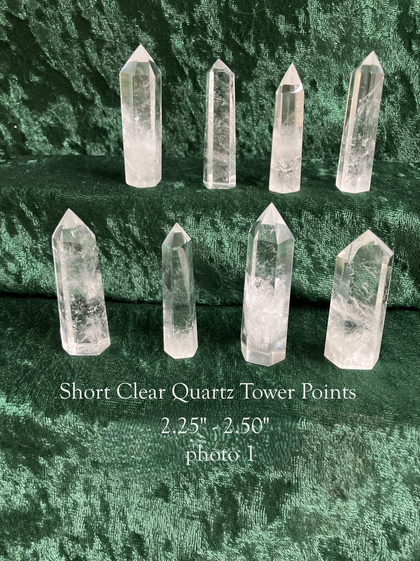 Clear Quartz Crystal Towers & Points – Large