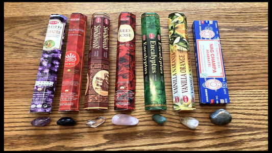 The Perfect Pairing: Crystals and Incense for Every Intention