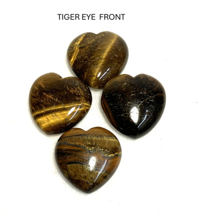 Assorted Stone Puffy Hearts