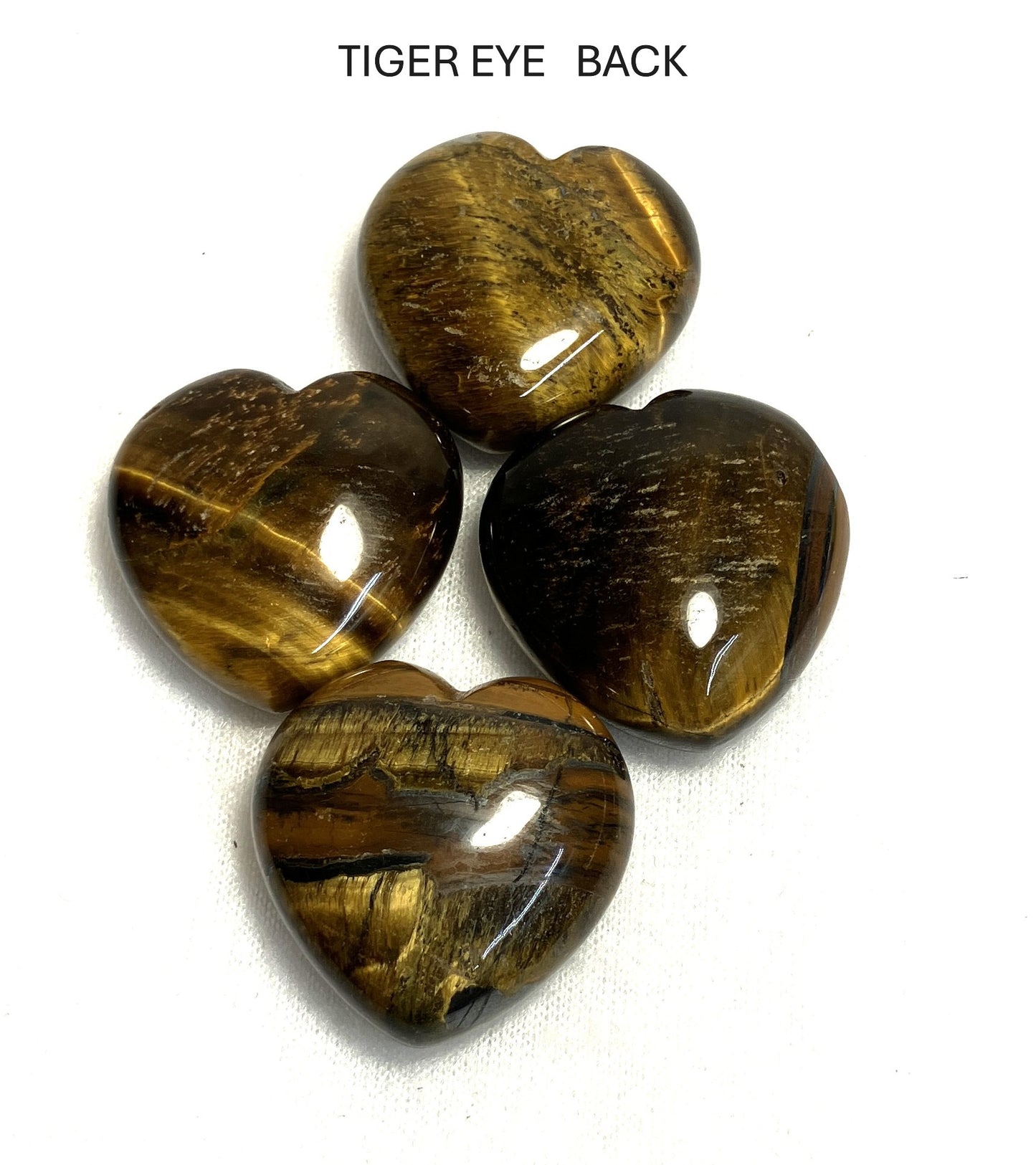 Assorted Stone Puffy Hearts