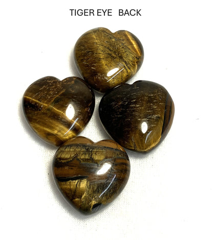 Assorted Stone Puffy Hearts
