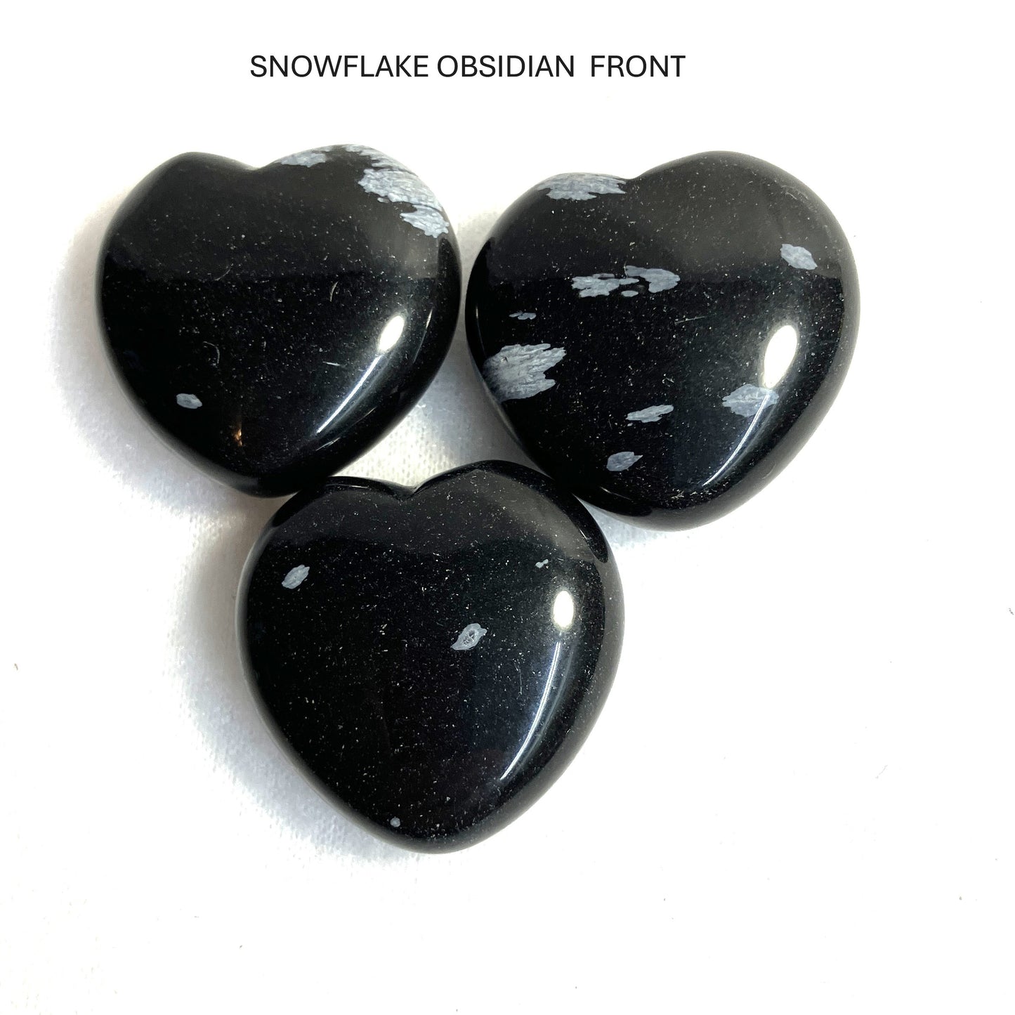 Assorted Stone Puffy Hearts