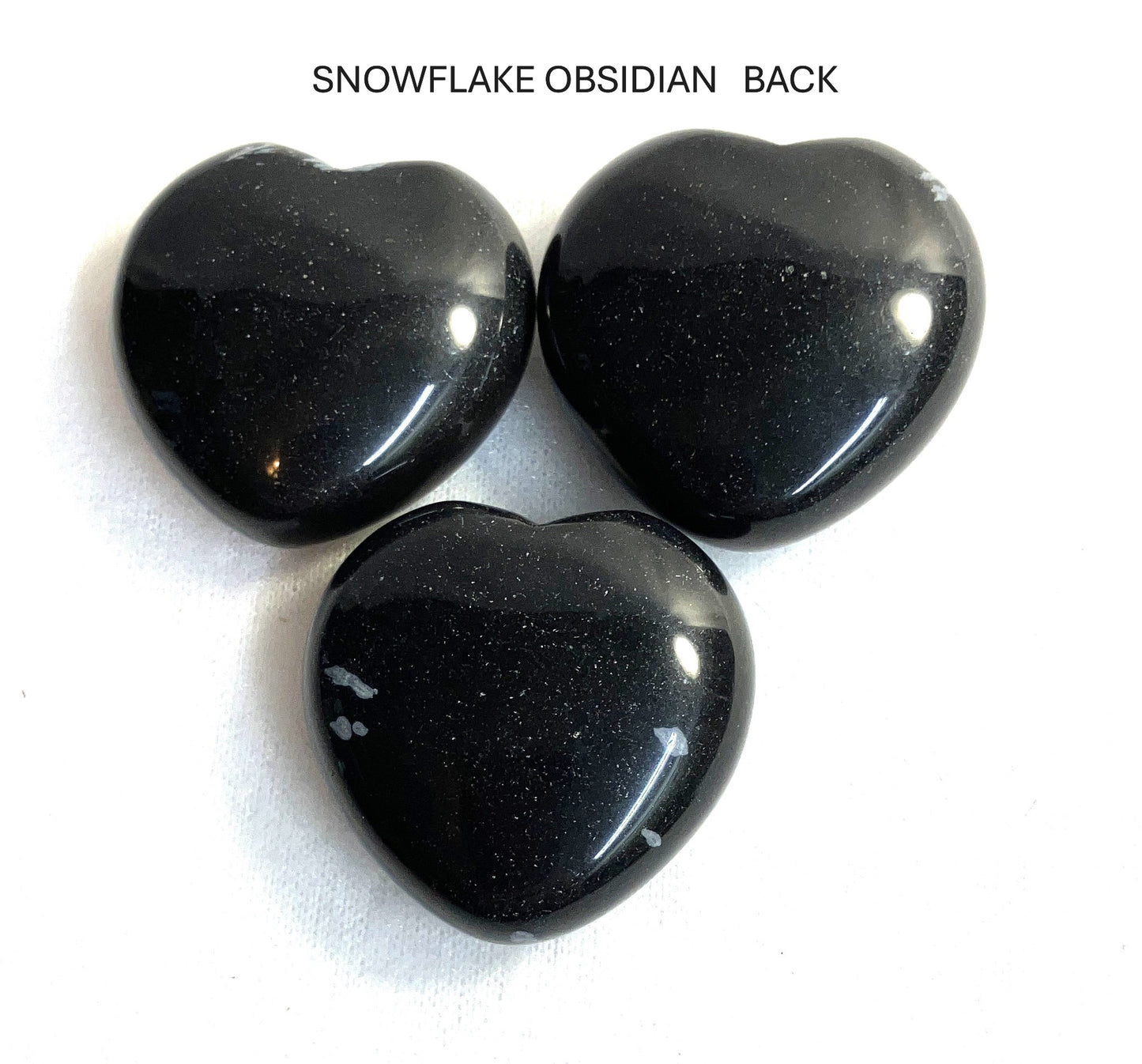 Assorted Stone Puffy Hearts