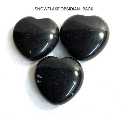 Assorted Stone Puffy Hearts