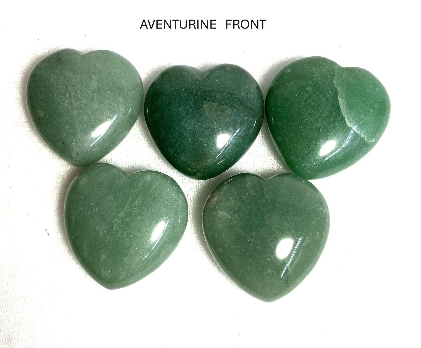 Assorted Stone Puffy Hearts