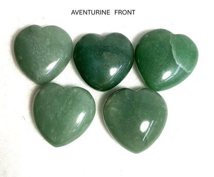 Assorted Stone Puffy Hearts