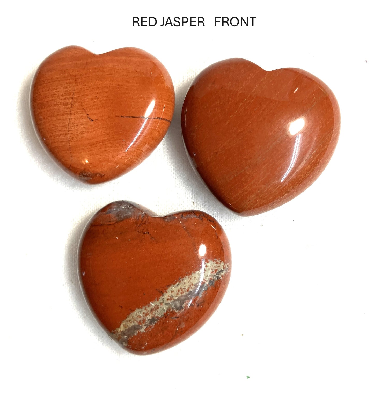 Assorted Stone Puffy Hearts