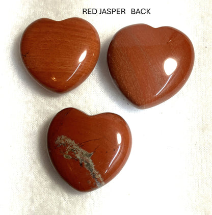 Assorted Stone Puffy Hearts