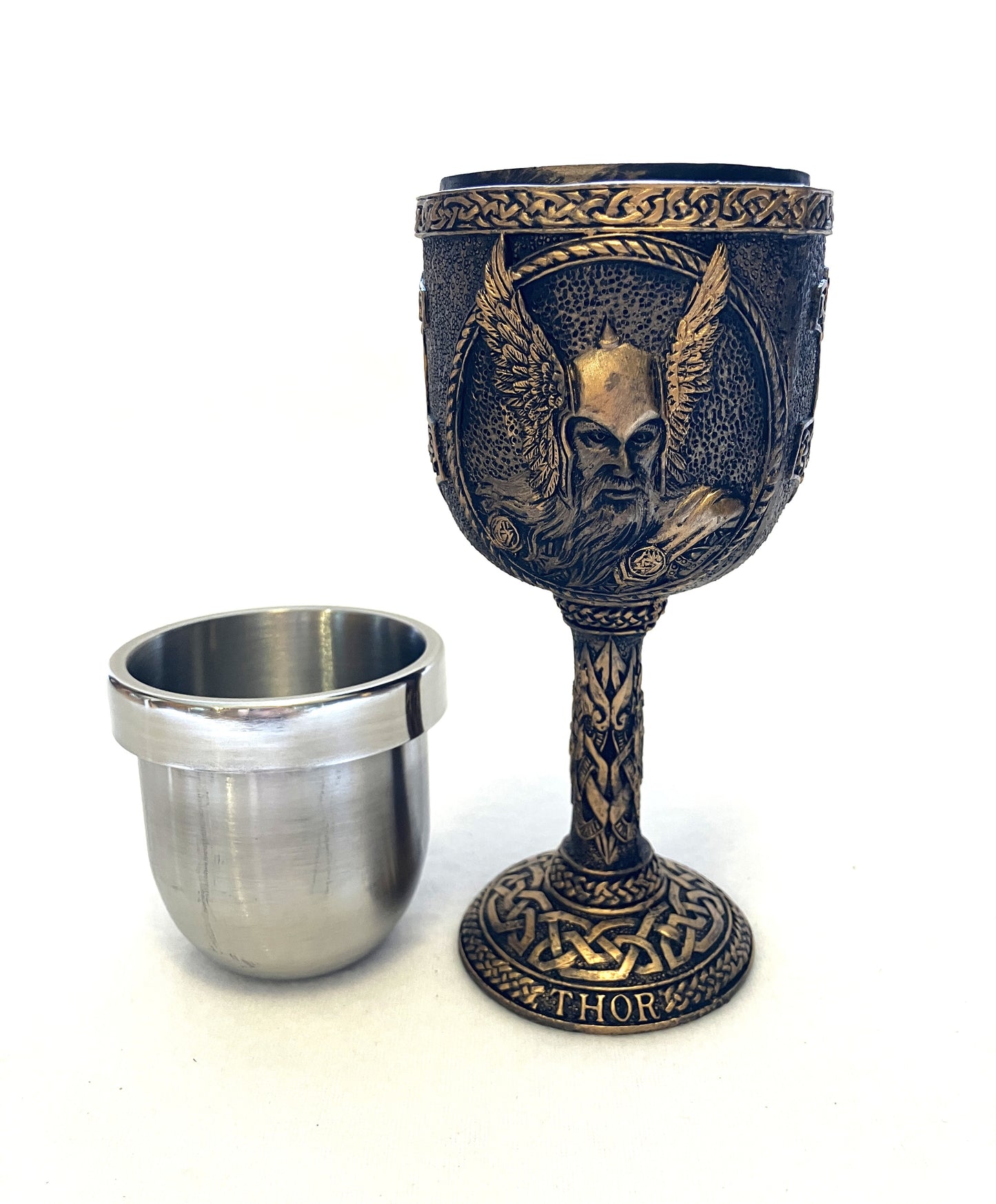 Thor goblet show with the insert removed for cleaning