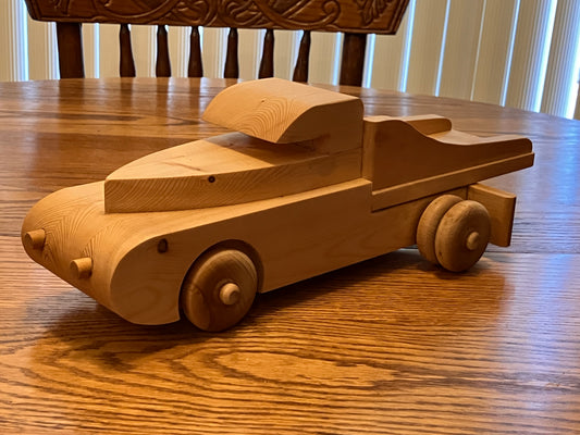 Toy Truck Wooden Rat Rod Pickup