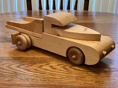 Toy Truck Wooden Rat Rod Pickup