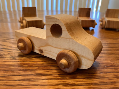 Handcrafted Wooden Mini Pickup Truck
