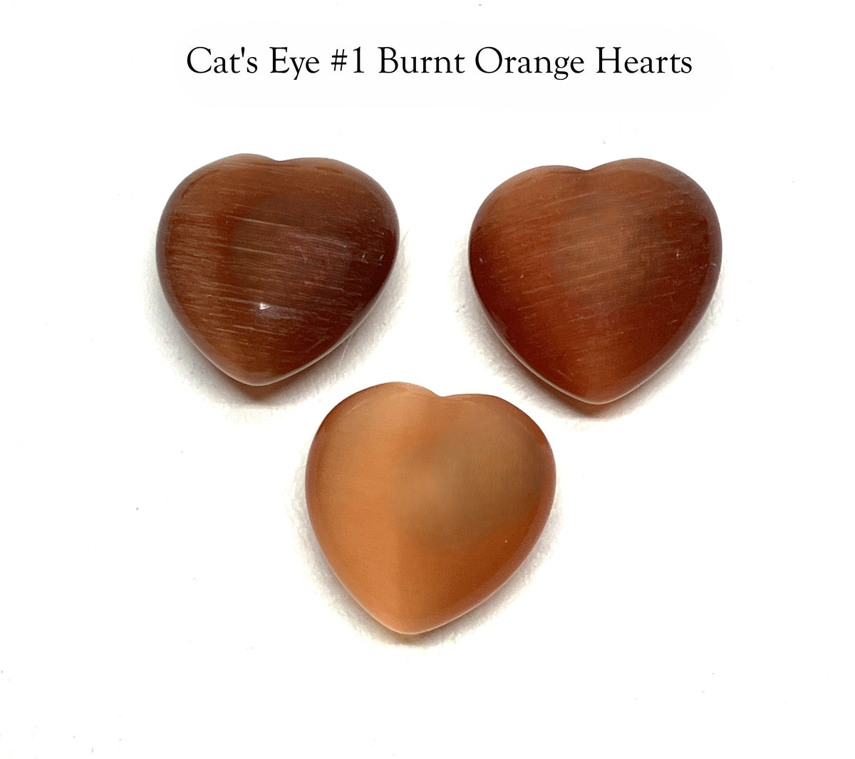 Assorted Cat's Eye Puffy Hearts
