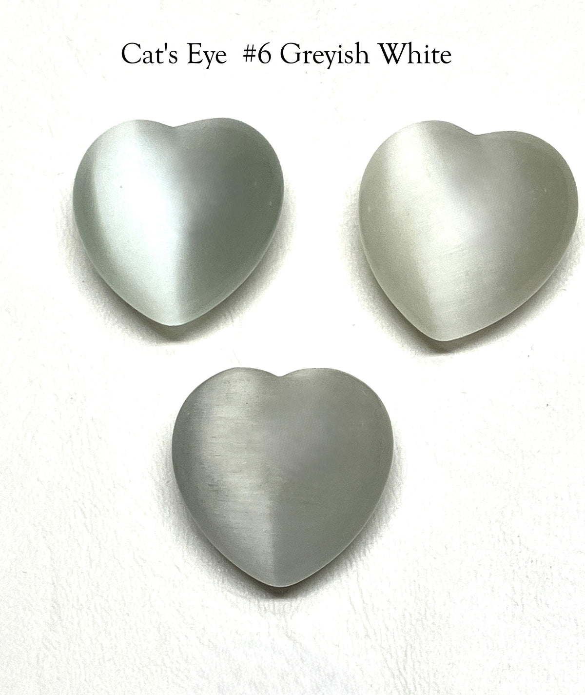 Assorted Cat's Eye Puffy Hearts