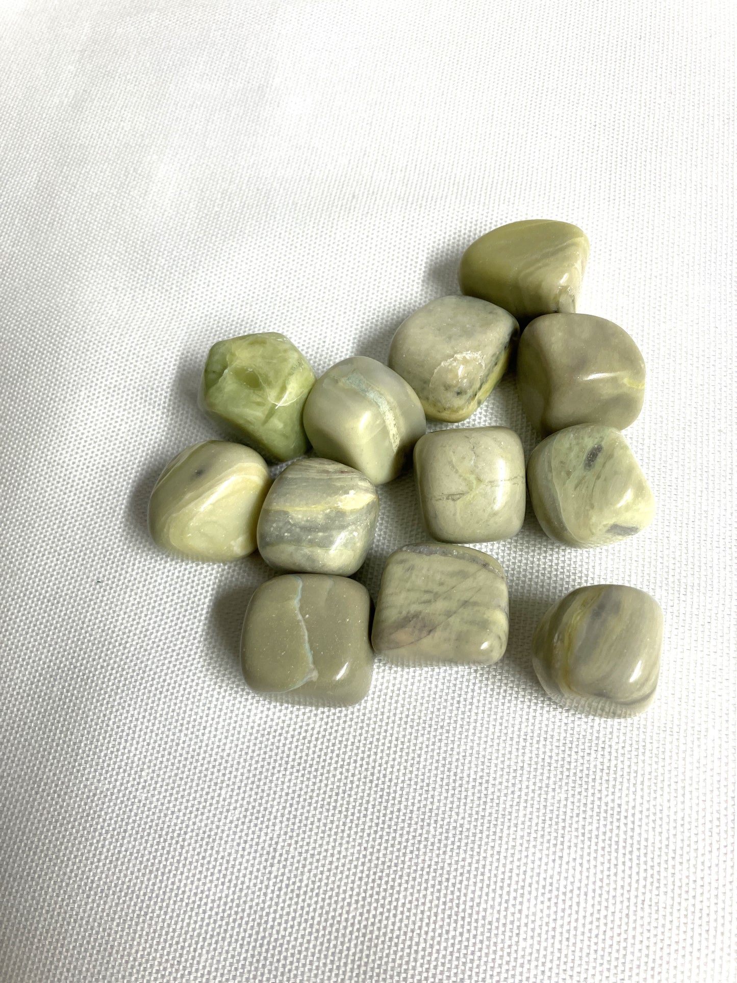 Front view of Infinite Crystals on a white fabric background