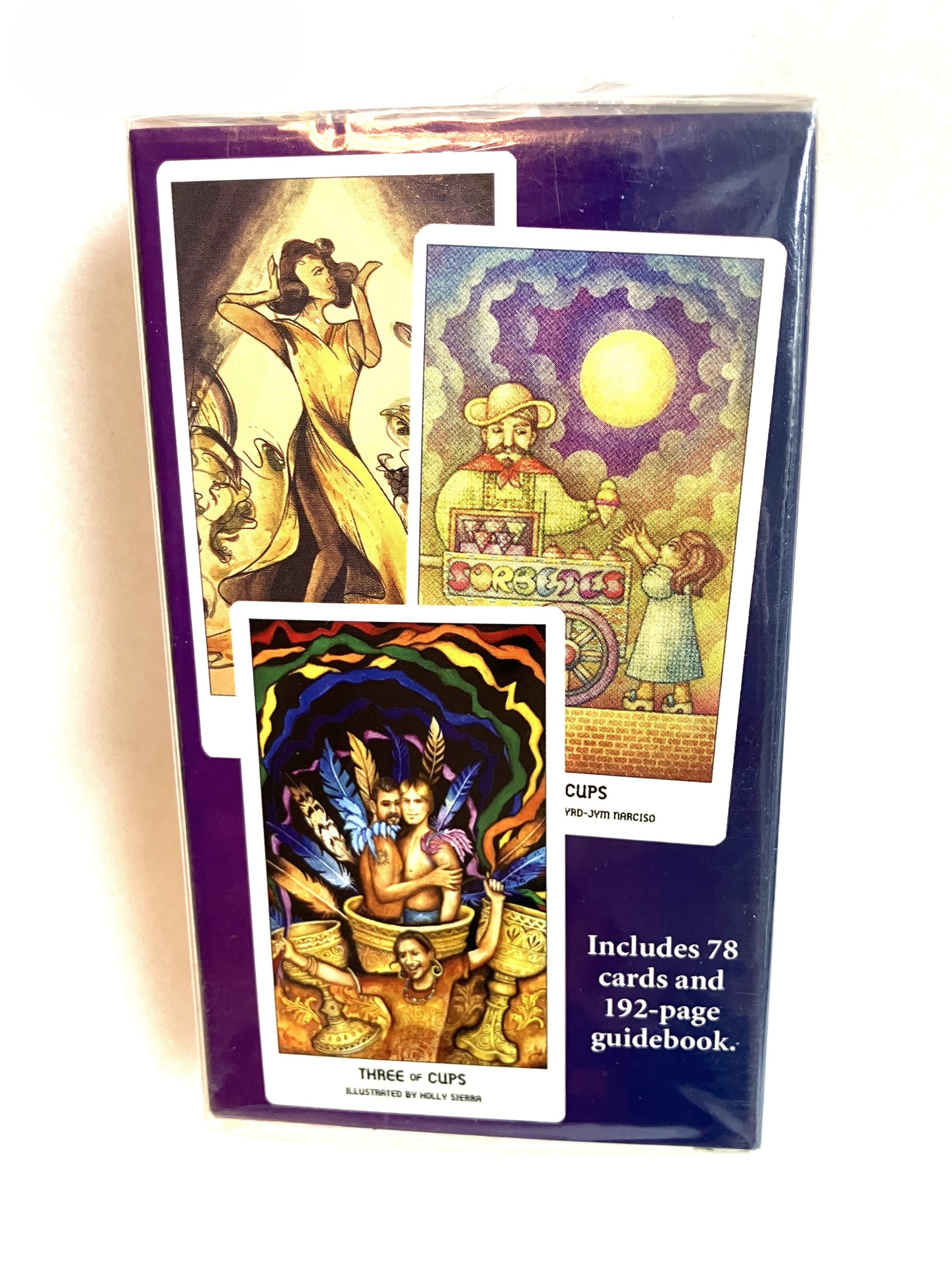 Back side of the Pride Tarot deck