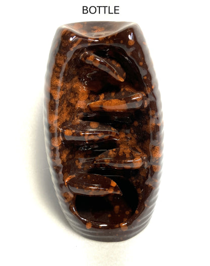 Brown backflow cone incense burner