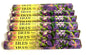 Multiple packages of HEM Iris incense sticks on a white background