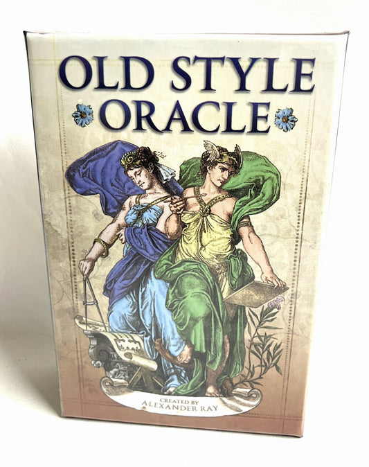 On the box cover you have a God and Goddess in period style robes.