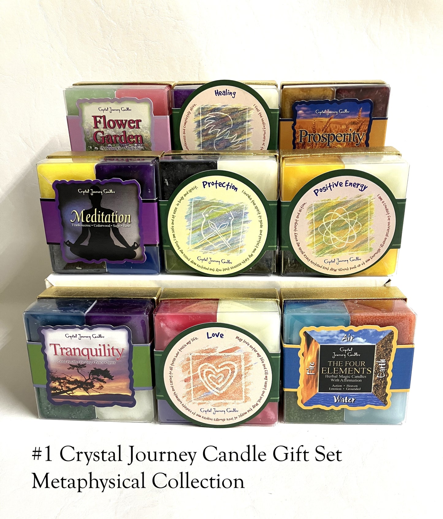 Crystal Journey Candle Gift Set – Metaphysical Collection