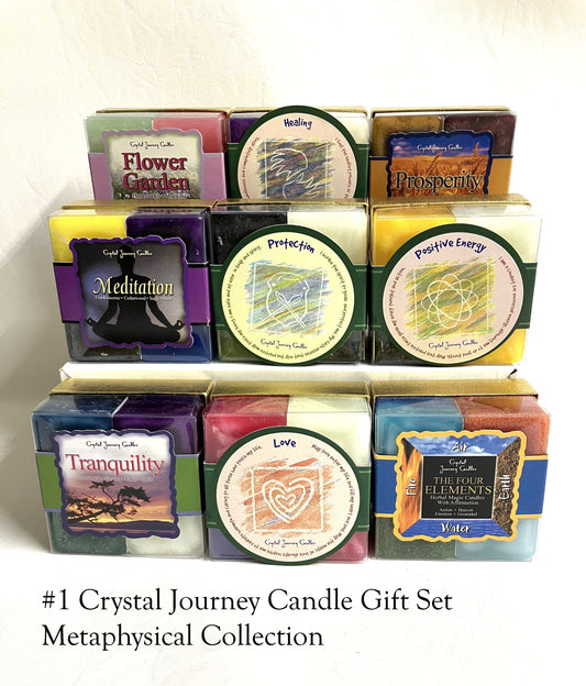 Crystal Journey Candle Gift Set – Metaphysical Collection