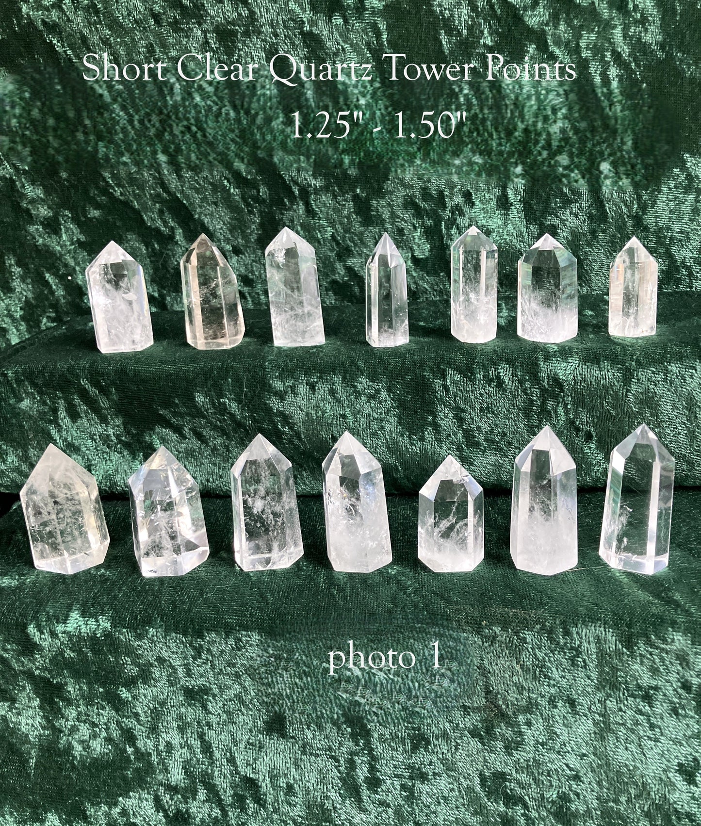 Clear Quartz Crystal Towers & Points – Small