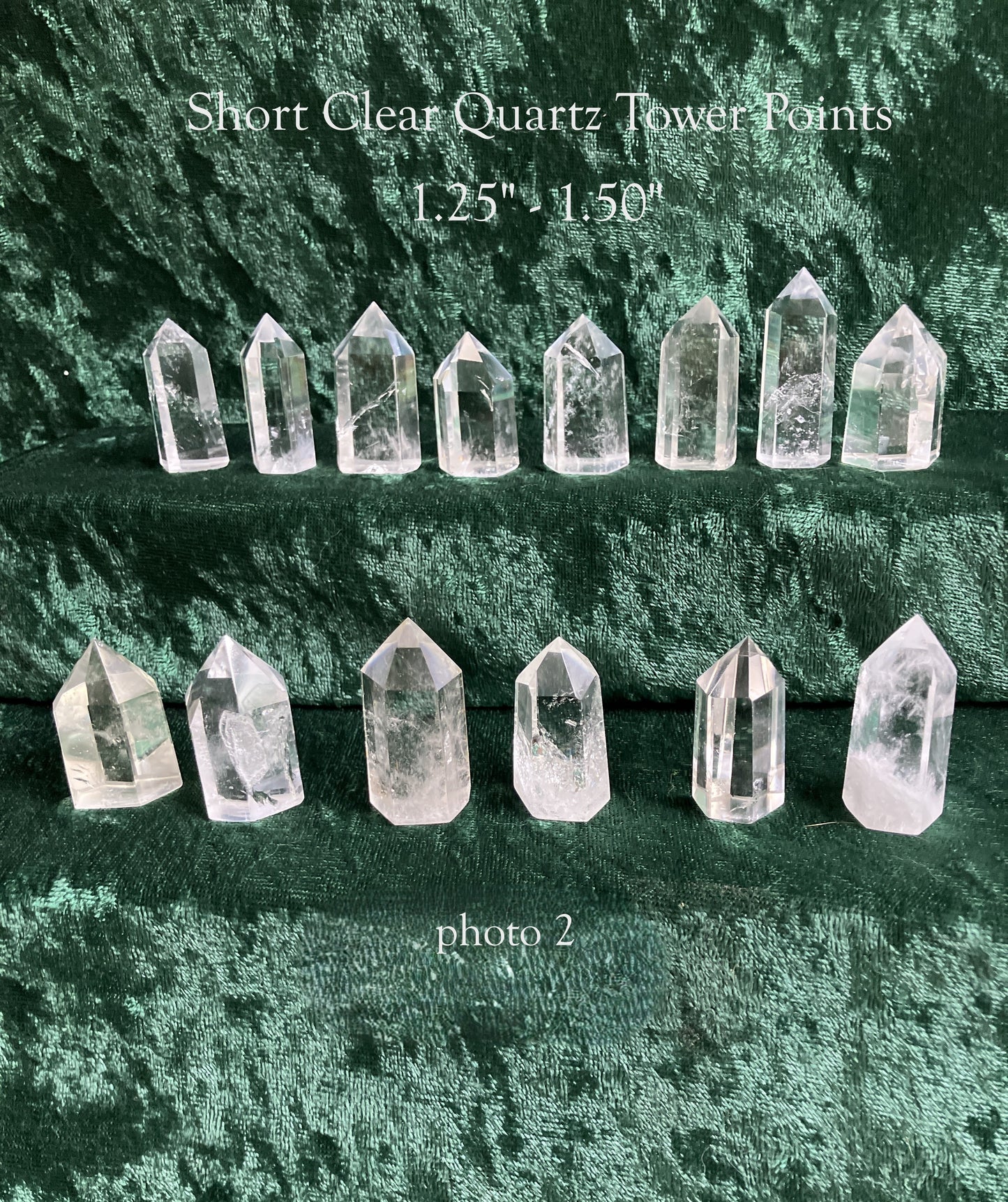 Clear Quartz Crystal Towers & Points – Small