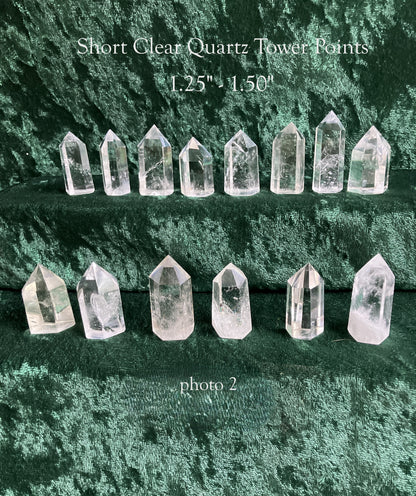 Clear Quartz Crystal Towers & Points – Small