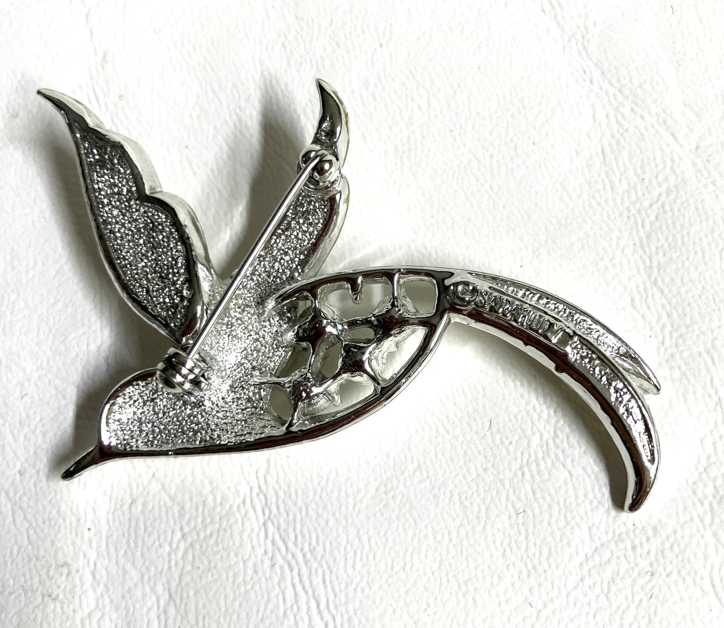 Sarah Coventry Signed Vintage Jewelry Lot of 3 pieces.  Bird of Paradise and Bracelet & Brooch