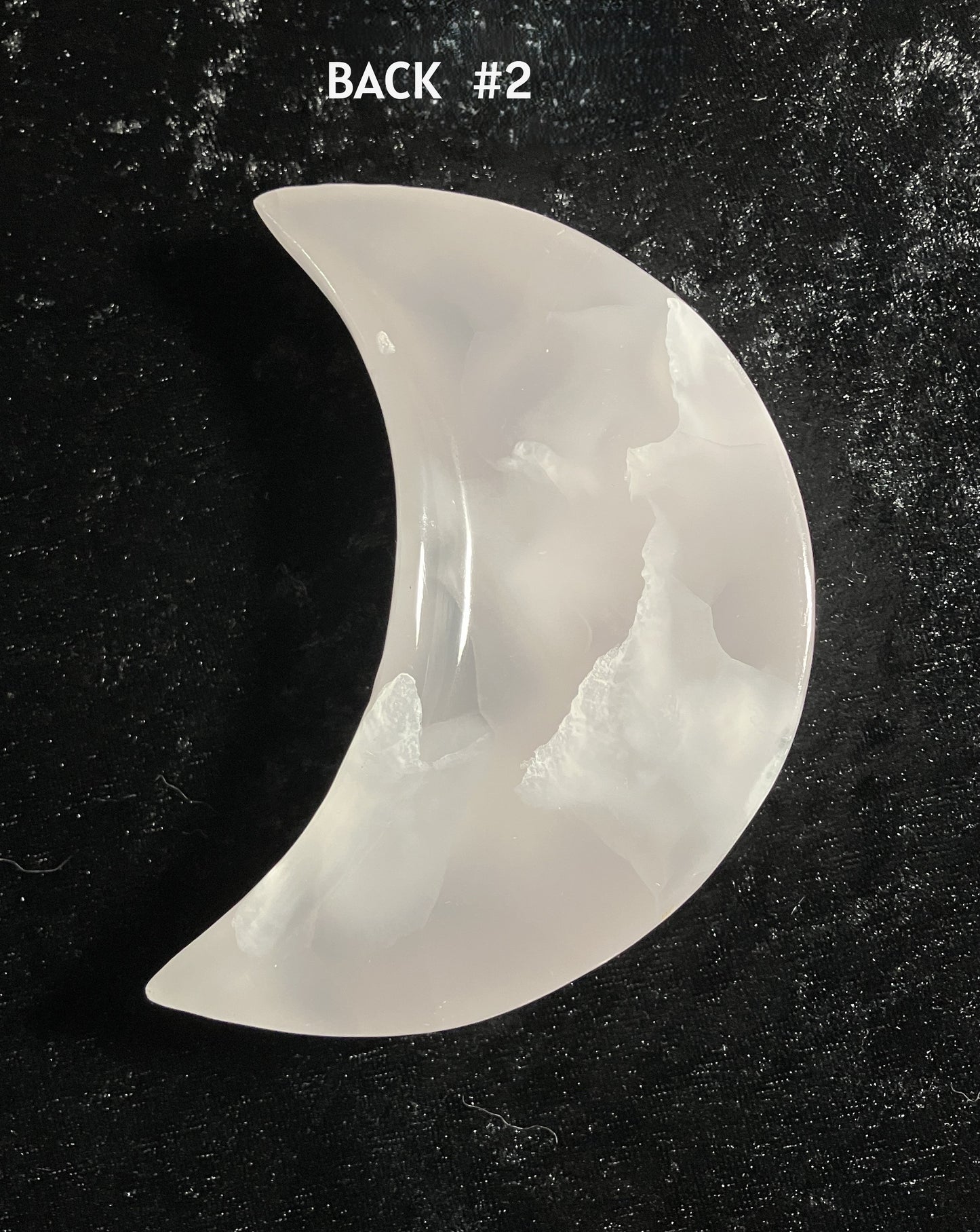 Pink Mangano Calcite Moon #2