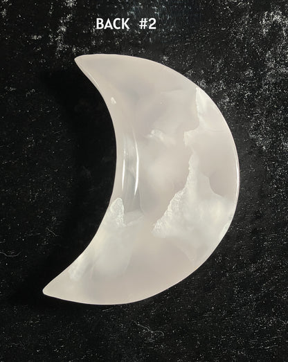 Pink Mangano Calcite Moon #2