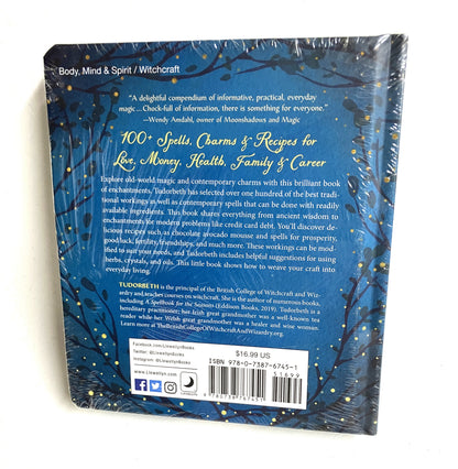 Back cover of The Hedgewitch's Little Book of Spells Charms and Brews