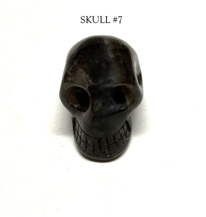 Smoky Quartz Skull #7