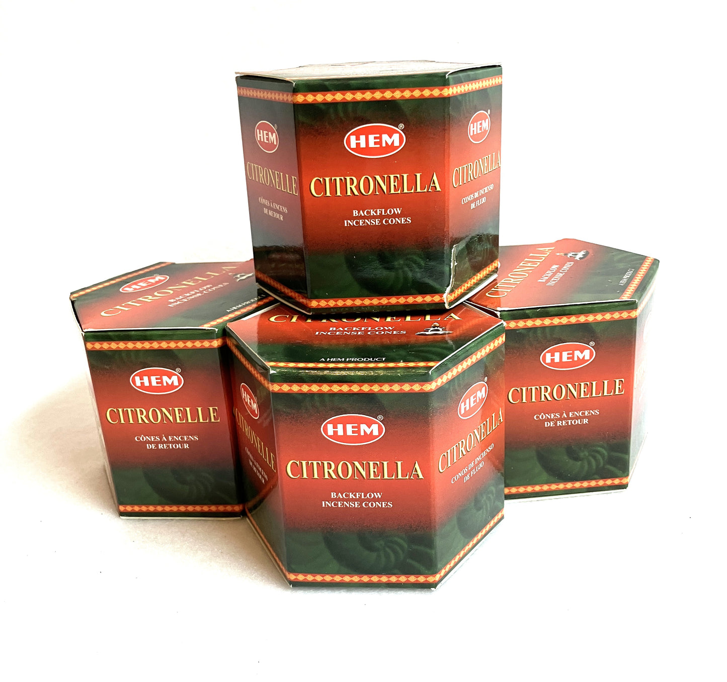 Citronella → "HEM Back Flow Incense Cones – Citronella scent, meditation incense cones | Moonlit Crystals"