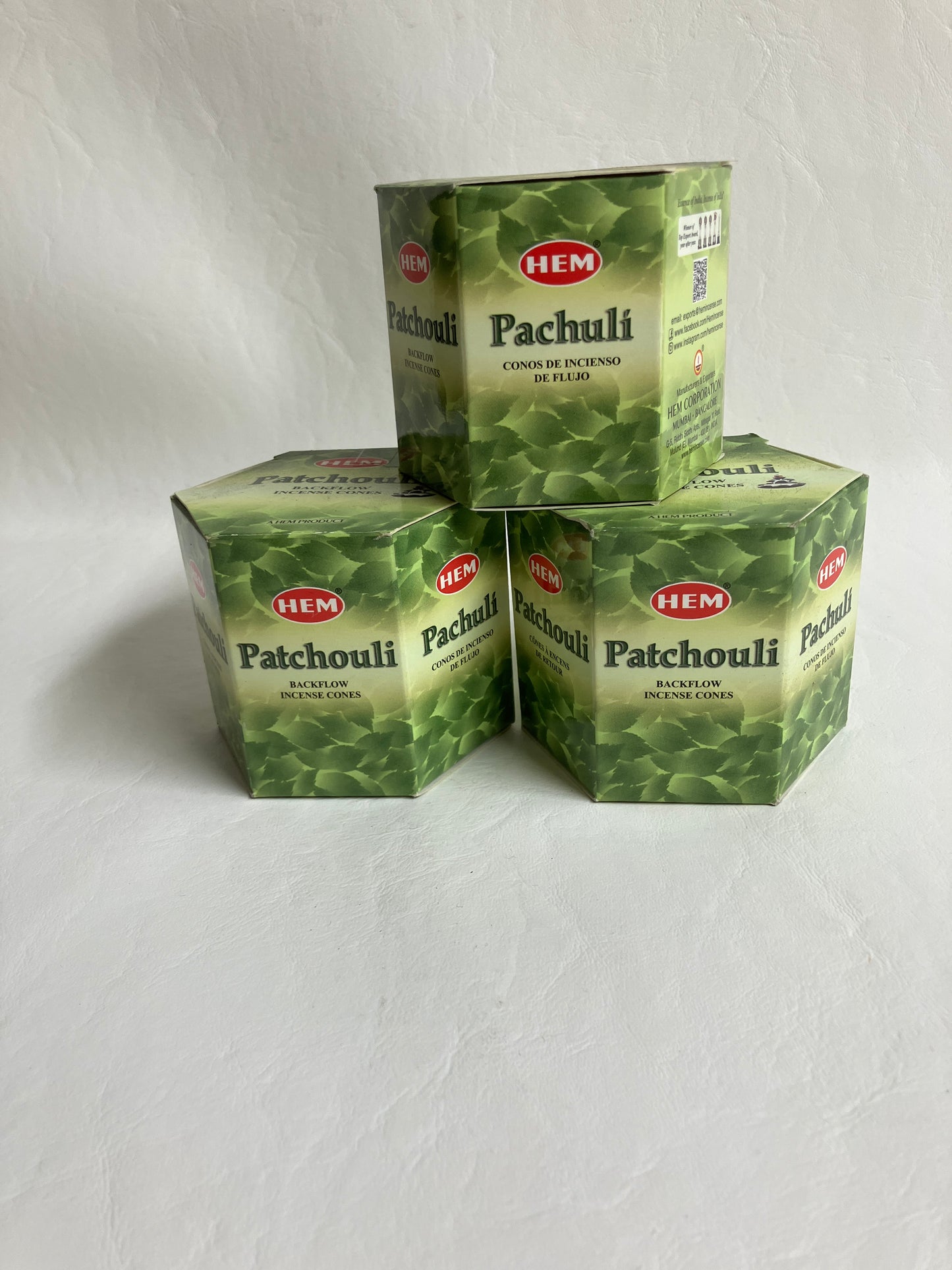 Patchouli → "HEM Back Flow Incense Cones – Patchouli scent, aromatic backflow incense | Moonlit Crystals"