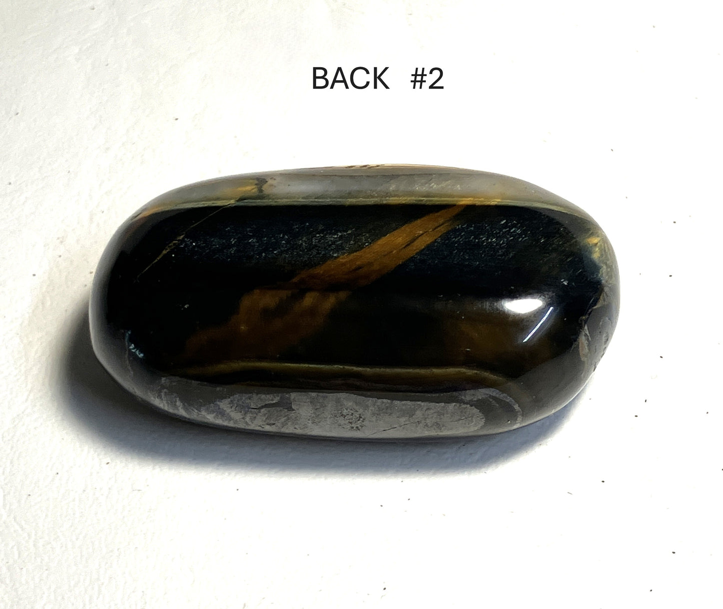 Blue Tiger Eye Palm Stone AKA Falcons Eye