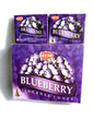 HEM Blueberry incense cone boxes  on a white background showing a master carton and 2 individual boxes of 10 cones