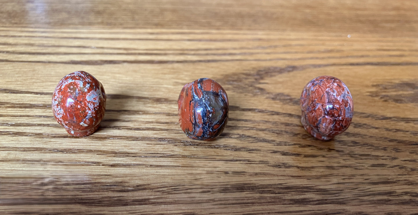 Mini Brecciated Jasper Skulls