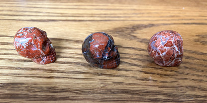 Mini Brecciated Jasper Skulls