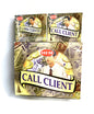Master carton and two boxes of HEM Call Client Incense Cones shown on a white background