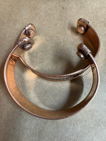 Copper Magnetic Cuff Bracelets