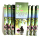 HEM soothing spa incense sticks packaging with multiple boxes on a white background