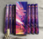 HEM Love and Sex incense packaging with multiple boxes on a gray background