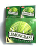 Master carton and two boxes of HEM Lemongrass incense cones shown on a white background