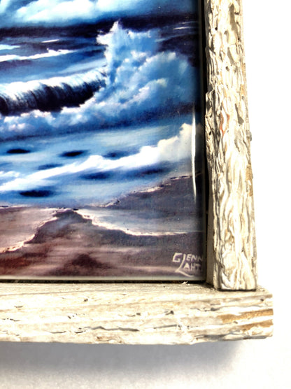 Artist signature close-up — https://cdn.shopify.com/s/files/1/0694/0999/6976/files/Retrolusion_LobsterArtSignatureStormyNightphoto4of15Listed9-12-25.jpg?v=1757706858