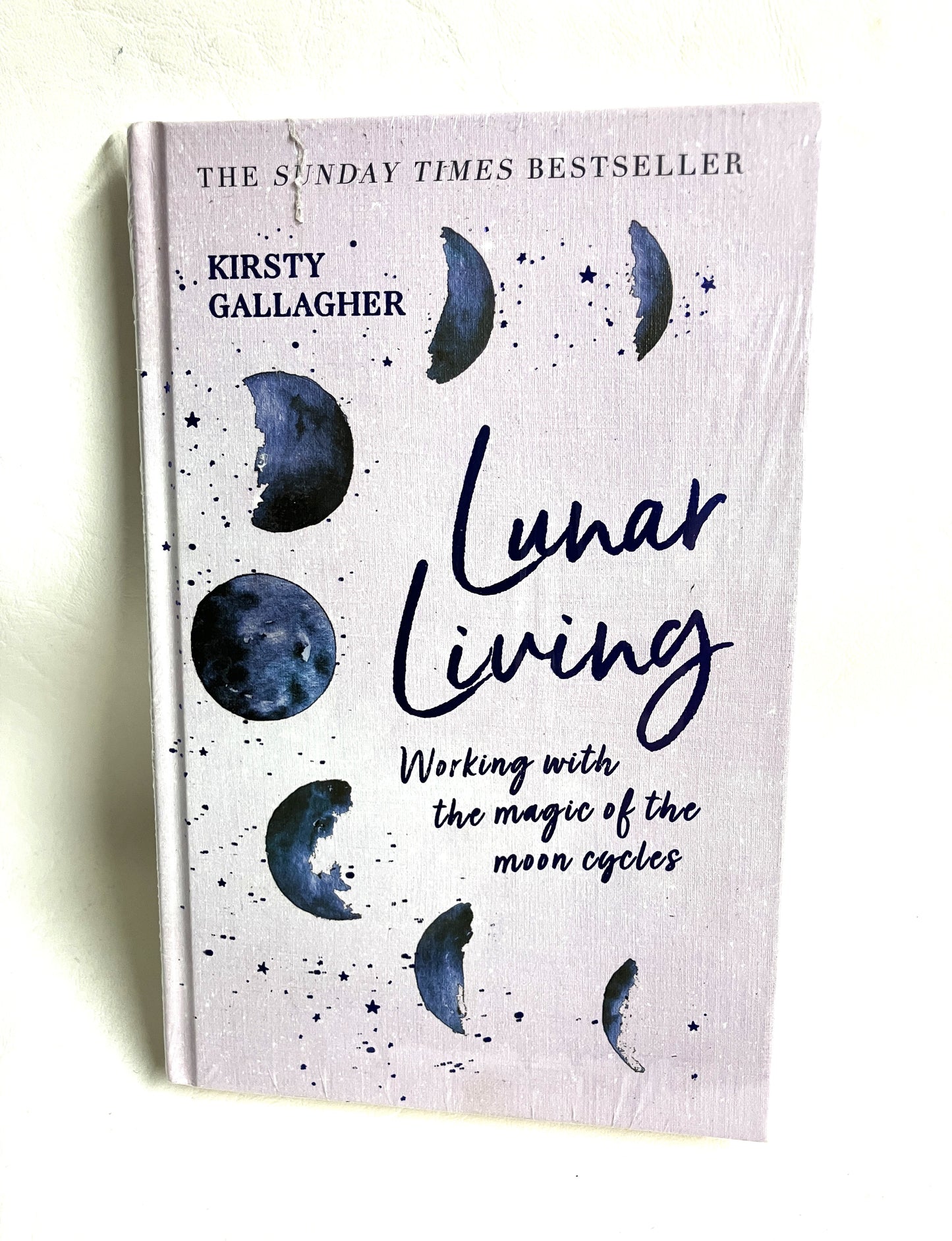 Lunar Living by Kristy Gallagher book cover - moon cycles and spiritual living guide