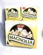 Master carton and two boxes of HEM Magnolia incense cones shown on a white background